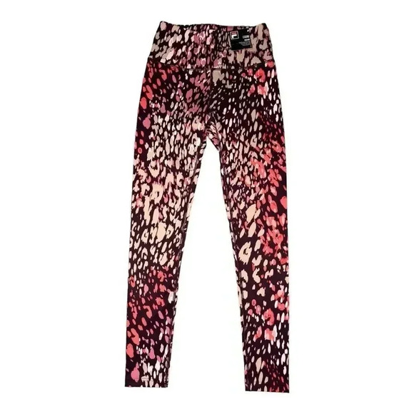 NEW FILA Women’s Small Animal Print Multicolor High Rise Legging NWT - Picture 2 of 5